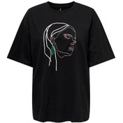 Resim Only Onlola S/S Gırl Top Box Jrs Kadın T-shirt (15316695) 