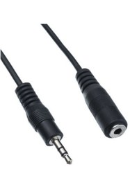 Resim SpeedUF 3 Metre Siyah Stereo Uzatma Kablo 