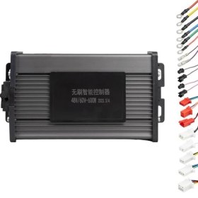 Resim Powermaster SD-21465 48V-60V 600 Watt Elektrikli Bisiklet ve Scooter Beyni Akıllı Güç Kontrol Beyin Ünitesi 