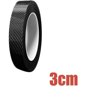 Resim 3 Cm-3 M-1/3/5/7/10 M Karbon Fiber Koruyucu Şerit Etiket matik Tampon Kapı Eşiği Koruma Anti-adım Dekorasyon Bant 3d 