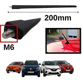 Resim Clio 5 Captur Sandero 3 Captur Austral Navigasyonlu Anten Çubuğu 200mm 6 Metrik 