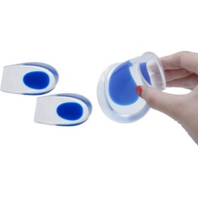 Resim Sevram Gizli Taban Topuk Dikeni Yastığı Boy Uzatıcı Silikon Tabanlık Mavi 