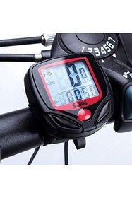 Resim Streak Sunding Sd-548b Su Geçirmez Lcd Ekran Dijital Km Hız Sayacı 