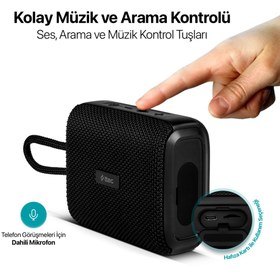 Resim Ttec Tempo IPX6 Dereceli Suya ve Toza Dayanıklı Taşınabilir Bluetooth 5.1 Kablosuz Hoparlör 