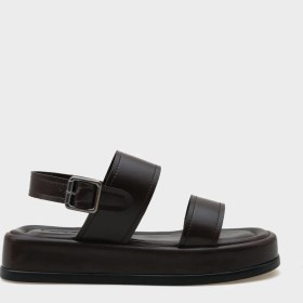 Resim Capone Outfitters Marris Tek Bantlı Dolgu Topuklu Konfor Kadın Sandalet 