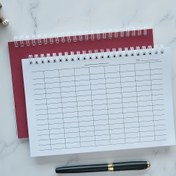 Resim Vintage Uzay Temalı A5 Spiral Defter - 50 Sayfa/100 Sayfa, Kalın Kağıt, Yatay Çizgili Sayfalar, Toplantı Kayıtları, Finansal Denetimler ve Stok Yönetim için İdeal, Okul Defterleri 