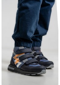 Resim Mnpc Erkek Çocuk Lacivert Hakiki Deri Suya Dayanıklı Anatomik Günlük Bot 25k3b11068324 Lacivert 