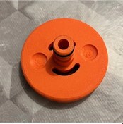 Resim Fochsia Portakal Sku Sızdırmaz Karavan Su Tankı Adaptörü Mavi Sap Turuncu Bağlantı 