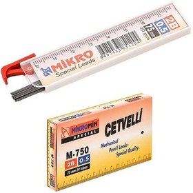 Resim Min 0.5 MM Cetvelli Kalem Ucu 75 MM Mikro Uç 