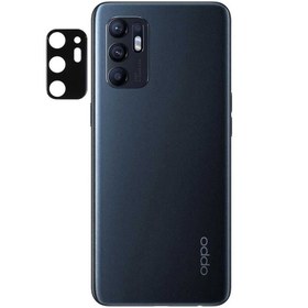 Resim Oppo Reno 6 4G Zore 3D Kamera Camı - Siyah 