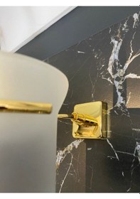 Resim İsaoğlu Yapı Gold Tuvalet Fırçası Altın Tuvalet Fırçası Paslanmaz Pirinç Malzeme Altın Fırça Gold 