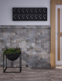 Resim rafineritasarım Posta Kutusu Kilitli Sistem Siyah 16'lı 