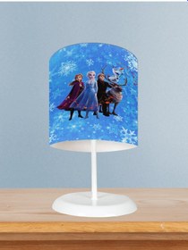 Resim Mekta Home Bebek Ve Çocuk Odası Karlar Ülkesi Desenli Abajur 