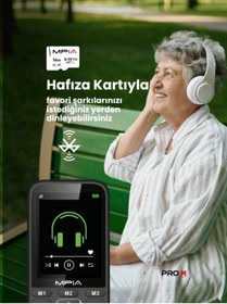 Resim MPIA Yerli Üretim Kameralı Türkiyede İlk Sesli Menü ve Aramalı Büyük Ekran Tuşlu Cep Telefonu 16GB Hediye 
