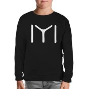 Resim Türk Kayı Boyu - Logo Siyah Çocuk Sweatshirt 