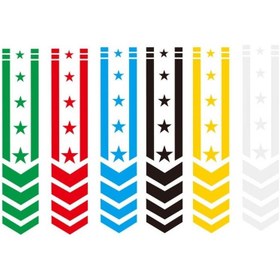 Resim 2 Paket Motor ve Elektrikli Bisikletler için Kolay Kurulumlu Yüksek Görünürlüye Sahip Yansıtıcı Kolu Stickerları - Su Geçirmez, Yağ Geçirmez, Dayanıklı PVC Stickerlar Çeşitli Renklerde 