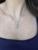 Resim Silver Charmlı Kolye 