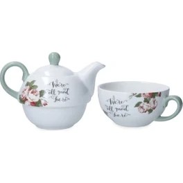 Resim Mikasa x V&a Alice In Wonderland Fine China 420ML Porselen Tek Kişilik Çay Demleme Seti 