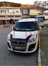 Resim Doblo D3 Kaput Rüzgarlığı 2010-2015 Kaput Koruyucu 