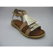 Resim Piarmoni 01320 Deri Ortopedik Bej Altın Sandalet 26-30 Bej 