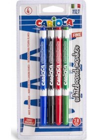 Resim Carioca Beyaz Tahta Kalemi 4 Renk 2.8Mm 
