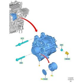 Resim Alternatör Damper Kasnağı Tek Fiesta Focus Courier Kuga Mondeo Ina535023610 - Av6q10a352ba 