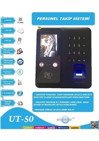 Resim Yüz Okuma Parmak İzi Personel Takip Sistemi Kurulum Dahildir 