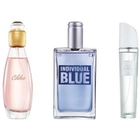 Resim Avon Celebre Edt 50ml + Individual Blue Edt 100ml + Pur Blanca Edt 50ml 3lü Set 