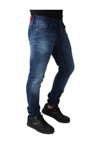 Resim Erkek Denim Hld Spor Kot Giyim Lazerli Mavi Pantolon Mavi 