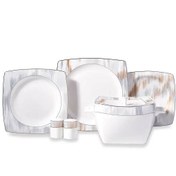Resim Korkmaz Bone Selection 60 Parça Kare Yemek Takımı A8467 