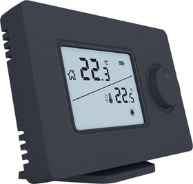 Resim General HT250 RF Kablosuz Dijital Oda Termostatı - Siyah 