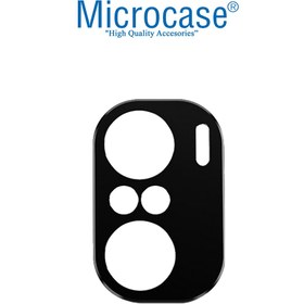 Resim Microcase Xiaomi Poco F3 Kamera Lens Koruma Halkası - Kapalı Tasarım Siyah 