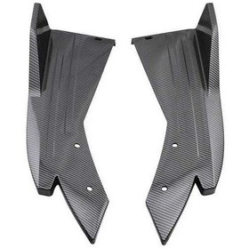 Resim Tongxida Araba Arka Köşe Kapağı, Karbon Fiber Tampon Koruyucu, Arka Dudak Ve Kürek Arka Koruma 