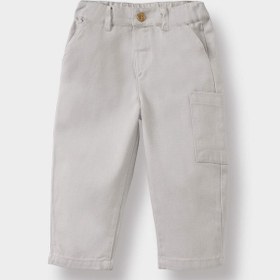 Resim Defacto Erkek Bebek Esnek Bantlı Paça Gabardin Pantolon F5129a525augr470 Gri 