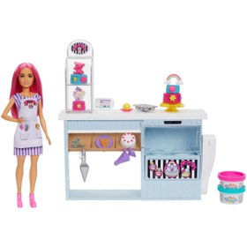 Resim Barbie'nin Pasta Dükkanı Oyun Seti HGB73 