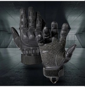 Resim Fochsia Meromibe Erkek Dokunmatik Ekranlı Tam Parmaklı Bisiklet Eldiveni Green S 