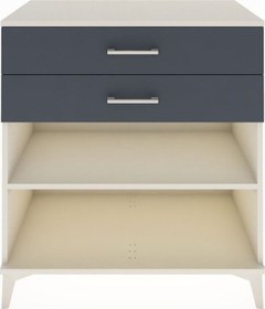 Resim Hyperion Şifonyer Tek Raflı 2 Çekmeceli 88x44x96 Aytaşı-antrasit Aytaşı 