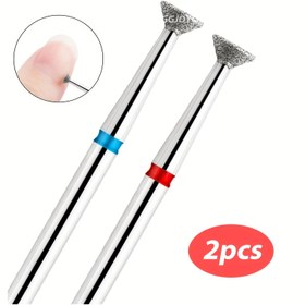 Resim 2 adet Mini Ufo Şeklinde Zımparalama Tahtaları, Ölü Deri ve Tutkalları Gidermek için Paslanmaz Çelik Tırnak Makası, Kokusuz Manikür Aletleri Ev Salon Kullanımı İçin. 