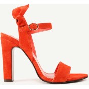 Resim Yargıcı Fiyonk Detaylı Deri Topuklu Ayakkabı 