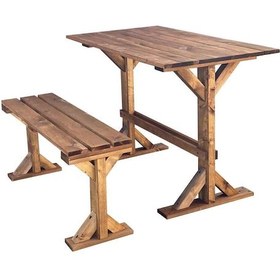 Resim Weblonya Bahçe Masası Mutfak Yemek Masası 5141 (405715320) Kahverengi 