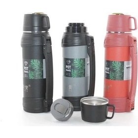 Resim Paslanmaz Çelik Çift Katmanlı Termos 1.2 Lt Alk2312 Açık Lacivert 