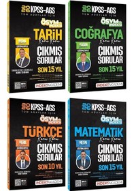 Resim İndeks Akademi 2026 Meb-ags Tarih + Coğrafya + Türkçe + Matematik Ösym Nin İndeksi Çıkmış Sorular 4 Lü Set 