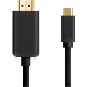 Resim Type-c (USB-C) To Hdmı Dönüştürücü Görüntü Ve Ses Aktarma Kablosu 4k 30hz (180 CM) 