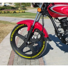Resim Performance Stickers SpeedHunters &Kuyruk Motorsiklet Lastik Stickeri Mondial Falcon Uyumlu 8adet Lastik Yazısı 15-21İnç 