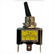 Resim Ic-151b Işıklı 12 Volt Dc 30 Amper On-off Toggle Switch Seri 1 -180634 