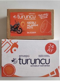 Resim Turuncu Motostart Motosiklet Takip 24 Ay Buzzer (SESLİ ALARM) 