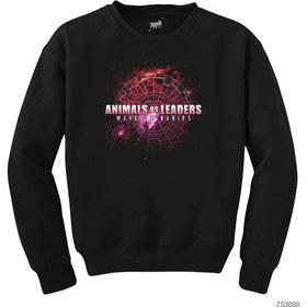 Resim Animal As Leaders Wave of Babies Siyah Sweatshirt - M / Siyah 