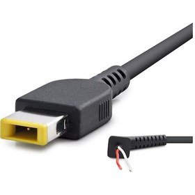 Resim Büro Ev Ofis Ibm Notebook Bilgisayarı İçin Uyumlu Siyah 1.2mt 30w-90w Usb Sarı Kare Laptop Adaptör Kablosu 