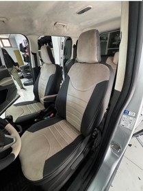 Resim Ford Courier 2014-2022 Arka Oturma Tümsekli Model Uyumlu - Oto Koltuk Kılıfı 