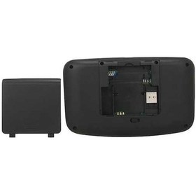 Resim Createtech A36 Kablosuz Klavye, Renkli Arka Işıklı Mouse Pad, Android Tv & Pc İçin 